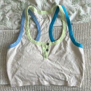 L space cropped lounge top